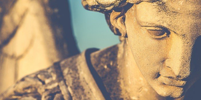 Statue d'ange gardien